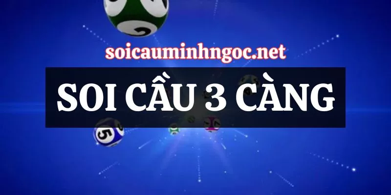 Soi Cầu 3 Càng VIP Miền Bắc Hôm Nay Miễn Phí